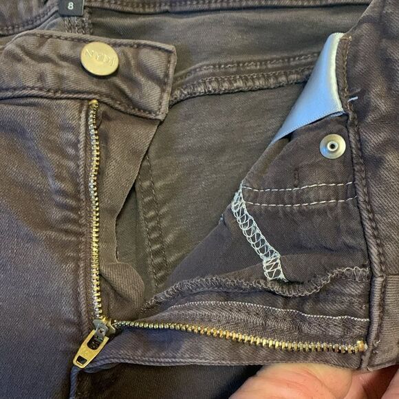 NYDJ, great condition, size 8, AMO SKINNY, lift-tuck technology, brown - Picture 4 of 13